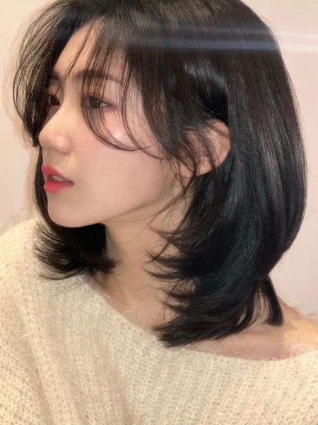 12+ Korean Shoulder Length Hairstyles to Inspire You – Centrium Blog